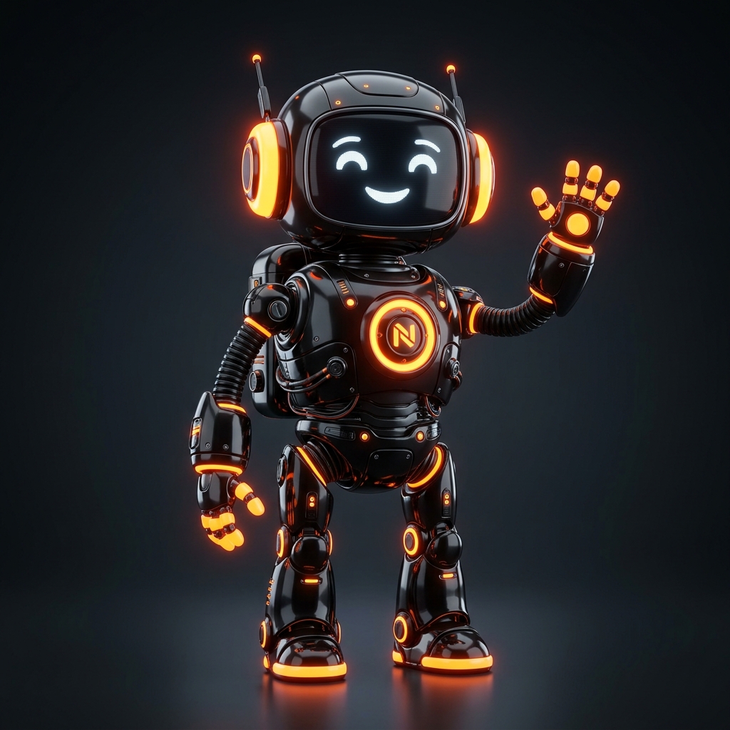 Interactive 3D Robot Character